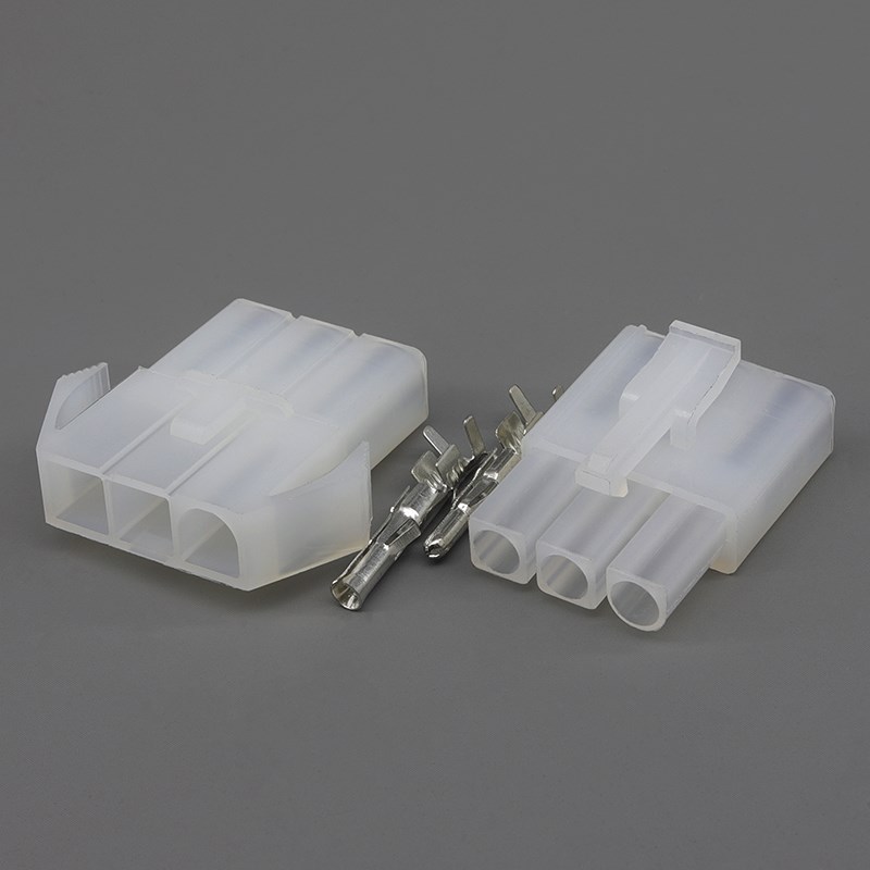 L6.2连接器接插件3P接线端子电线接头三孔塑壳公母对接大田宫接头