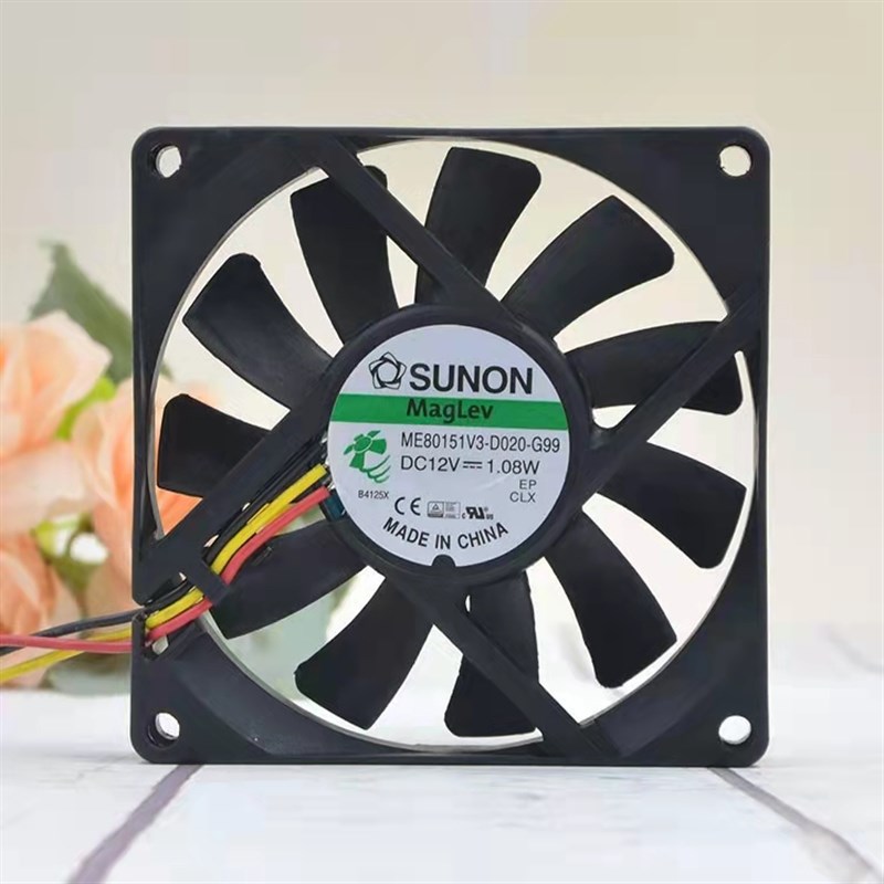 建准 SUNON ME80151V3-D020-G99 8015 12V 1.08W 8cm CPU 风扇