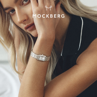 MOCKBERG轻奢小方糖女表复古设计高级感石英腕表小众送女友礼物
