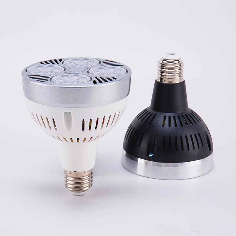 led轨道灯射灯PAR35w聚光灯泡E27光源服装店商场超市酒店COB光源