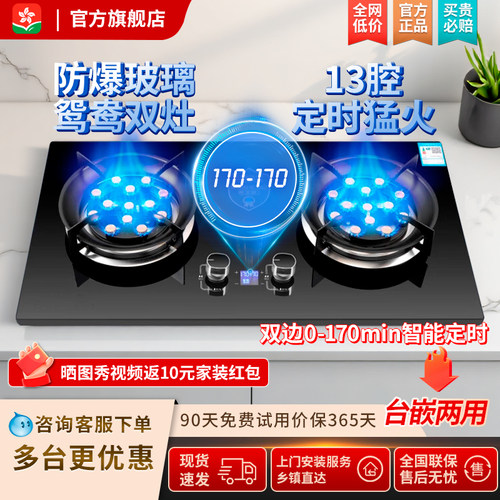 樱花雨燃气灶单双灶家用