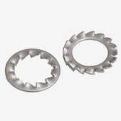 304不锈钢内 外锯齿锁紧垫圈多齿止动垫圈GB862防松金属垫片GB861
