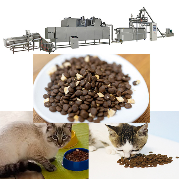 时产500公斤猫粮生产线设备