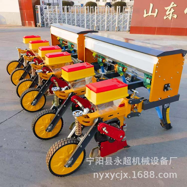 新款悬浮式深施肥腿播种机玉米精播机大豆施肥播种一体机2行4行