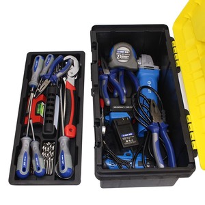 世匠工具箱塑料美术中号收纳盒维系工具箱车载零件箱五金工具箱