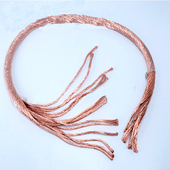 1米 编织铜绞线8平方 紫铜绞线 多股铜绞线