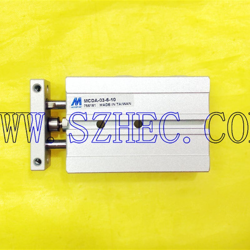 正品 台湾金器  MINDMAN 附磁 双轴倍力气压缸 MCDA-03-6-10 原装