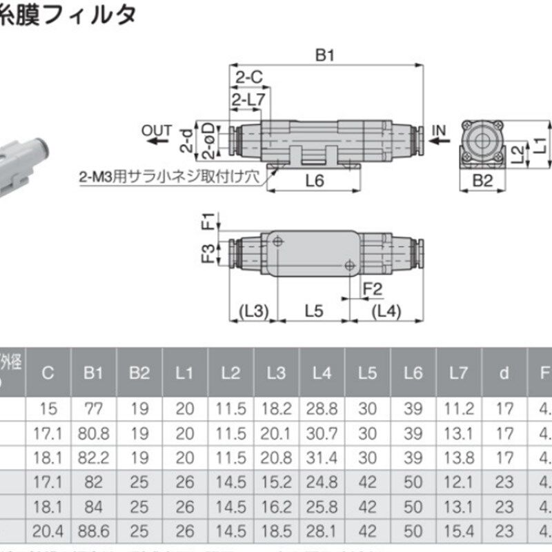 日本PISCO中空絲膜过滤器MFU50-88