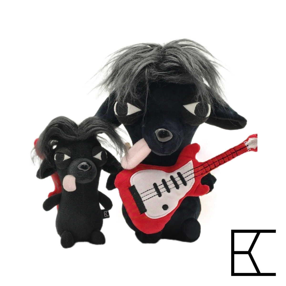 13C冠毛犬系列摇滚挂件玩