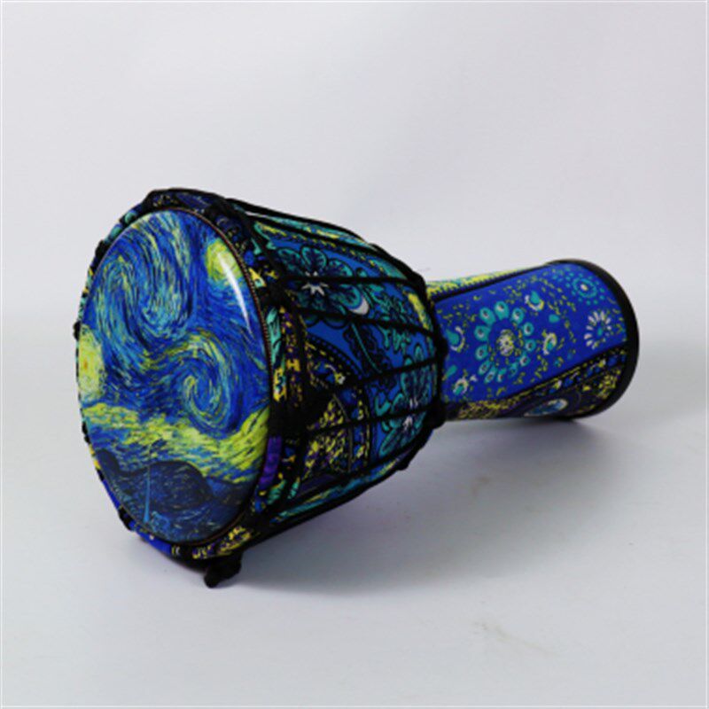 新款8寸PVC星空非洲手鼓轻便舞台幼儿园丽江演出 打击乐器