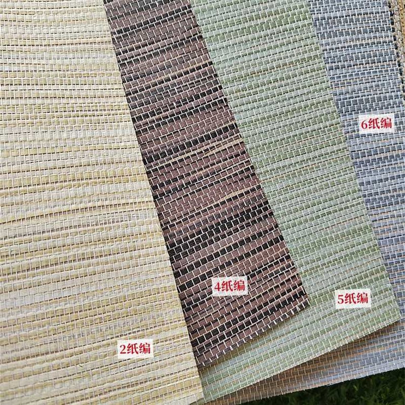 高档草编墙纸天然环保编织墙壁纸非自粘加厚剑麻工程贴纸