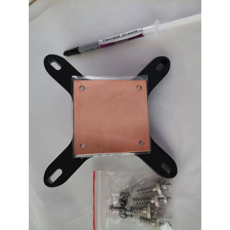 cpu长水冷头紫铜散热器 冷散热器 电脑水冷方2形011正方形280801