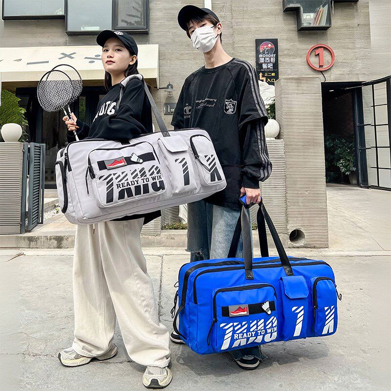 新款羽毛球包单肩包手提男女网球包球拍袋羽球包大容量方包运动包
