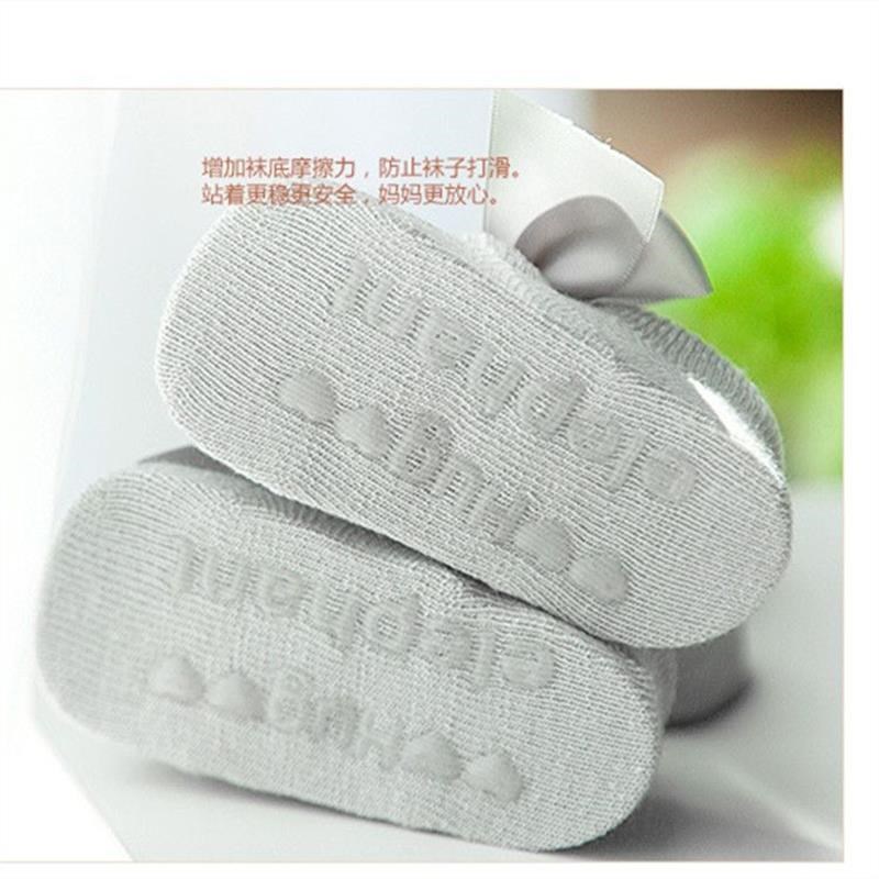 婴儿鞋袜一体夏季薄款新生儿0-12个月宝宝地板袜防滑船袜透气吸汗