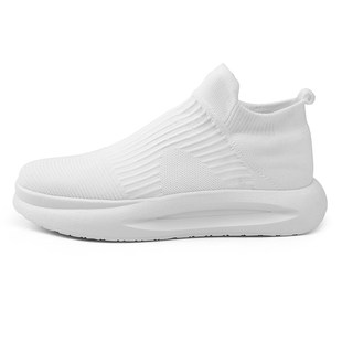 夏季透气网面内增高鞋男10cm8厘米飞织夏天男鞋小白鞋男运动鞋男