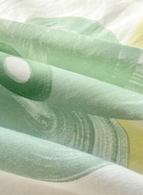 2024100被套单件夏季小清新全棉被罩四件套学生宿舍200x230cm