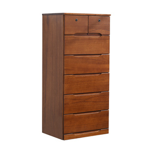 实木加深抽屉式收纳柜简约衣物储物柜卧室杂物抽屉柜客厅五斗立柜