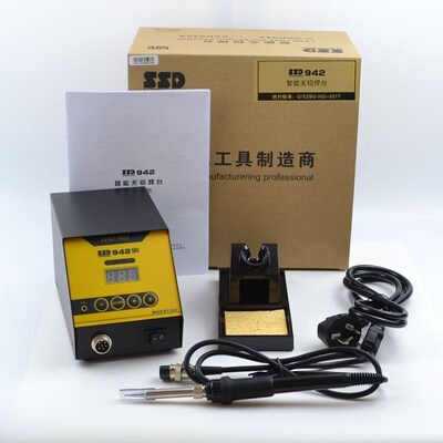 恒温焊台 可调温电烙铁-942 工厂焊接电烙铁焊台