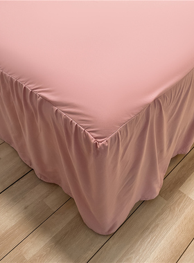 夏季春秋花边四件套4水洗棉少女心公主风床单床裙被套床上三件套3