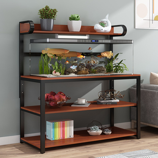 鱼缸架子底座底柜鱼缸架子金属底架承重柜客厅鱼缸桌子小型鱼缸架