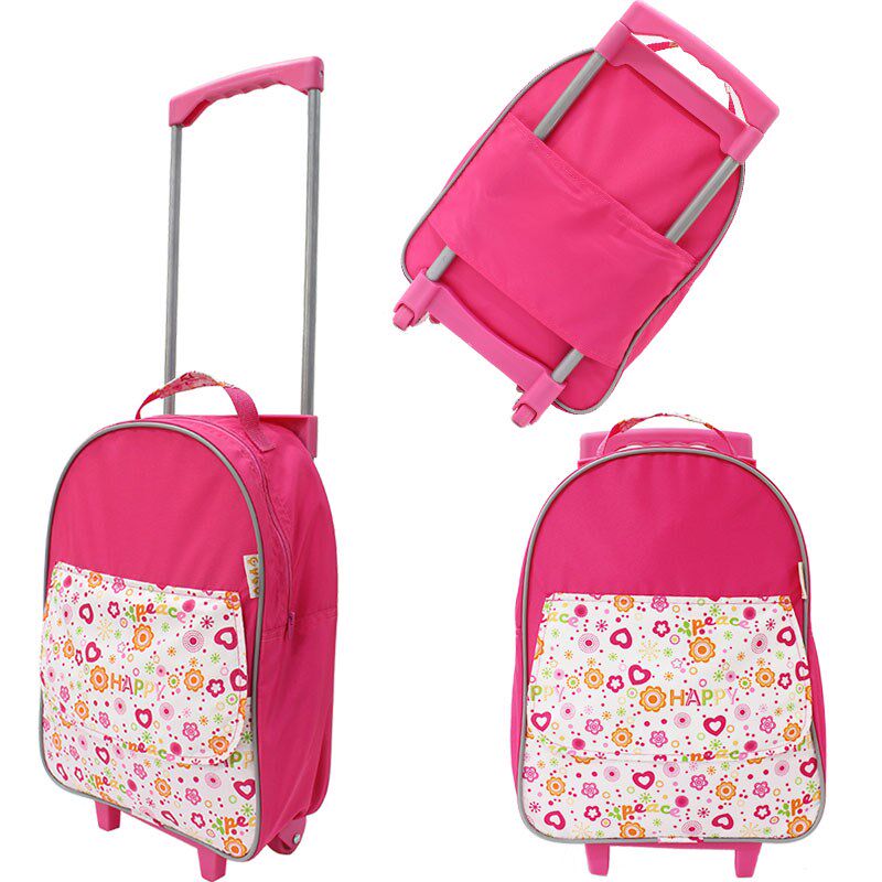 儿童旅行包儿童推拉包玩具旅行包旅行小书包布质儿童旅行包迷你包