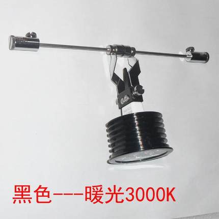 走家用轨道led射灯聚光灯多头加长吊杆钢丝灯商业线灯钢索灯新款