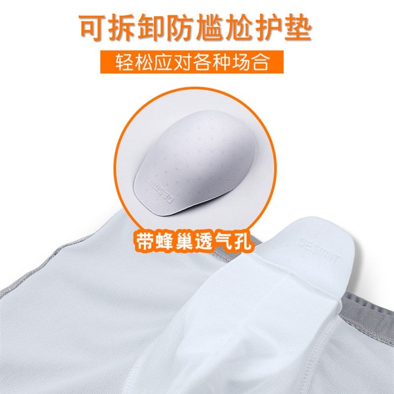 泳裤 男 平角 温泉冬泳男士泳衣 U凸护垫防尴尬 四角男海边游泳裤