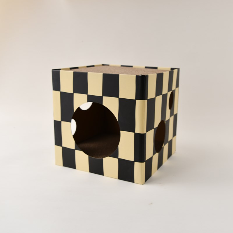 毛大官猫抓板猫窝猫抓板一体猫屋猫盒子猫抓盒牛奶盒超大号