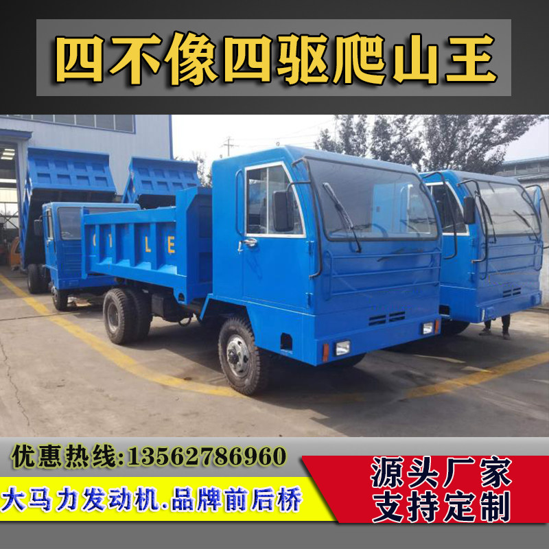 农用车四不像四驱柴油车双缸x自卸四轮六运输载重王改装新工程机