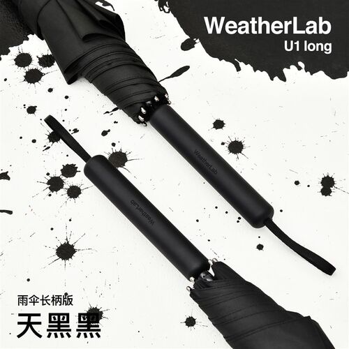 U1日系简约雨伞男女16t骨自动双人加大号抗风晴雨两用长柄直杆伞