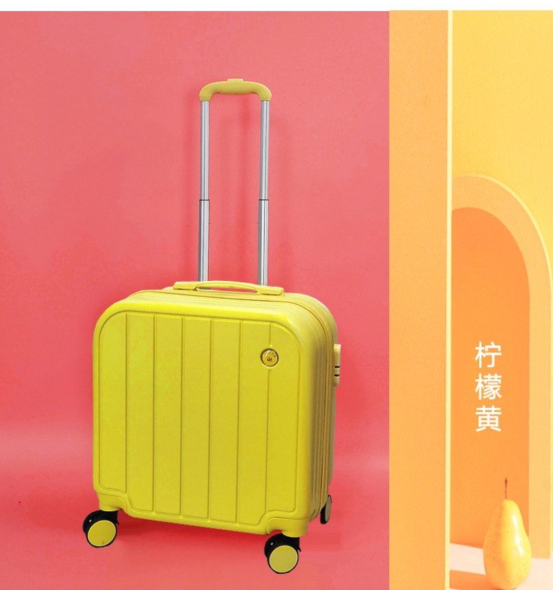小型行李箱女轻便20寸登机箱网红配色迷你拉杆箱18寸男旅行箱子