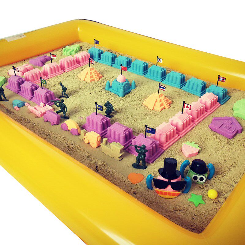 12斤儿童太空玩具沙子套装女孩彩沙魔力动力彩泥安全无毒橡皮泥沙