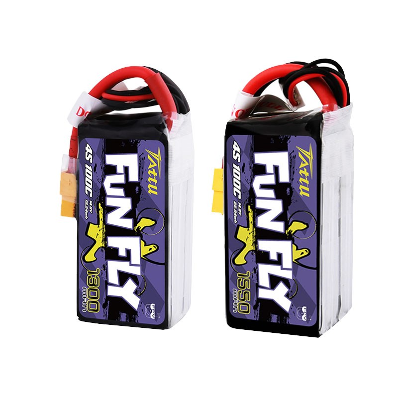 格式格氏funfly锂电池4s穿越机3s无人机四轴FPV100c 1500mah竞速