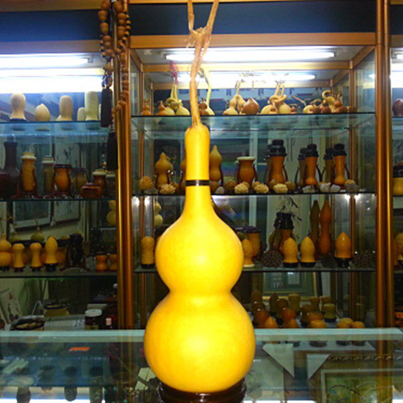 丰一阁文玩精品手把件包浆天然B本长摆件迎福财酒器酒水葫芦酒具