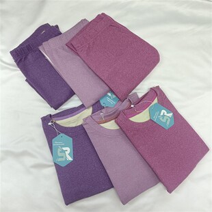 秋冬女士保暖内衣套装加绒秋衣裤女款打底衫内穿德绒发热无痕冬季