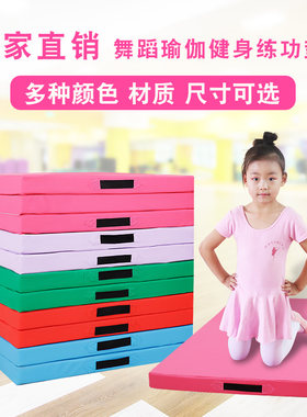 舞蹈垫子儿e童练功垫加厚防滑空翻仰卧起坐垫子学校可折叠式体操