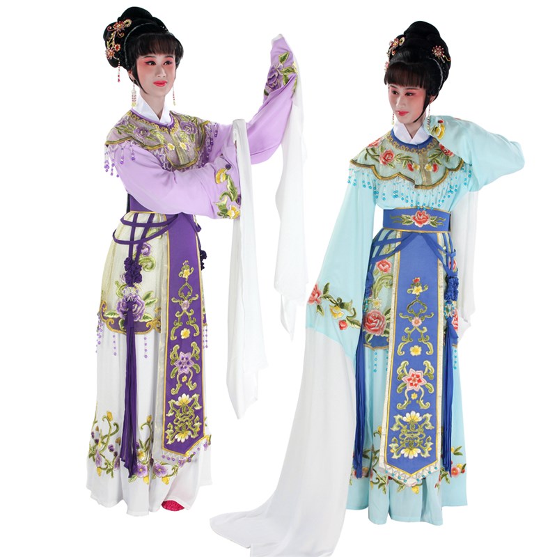 花旦衣新款西厢记崔莺莺黄越剧黄梅戏演出戏曲服装七仙女古装793
