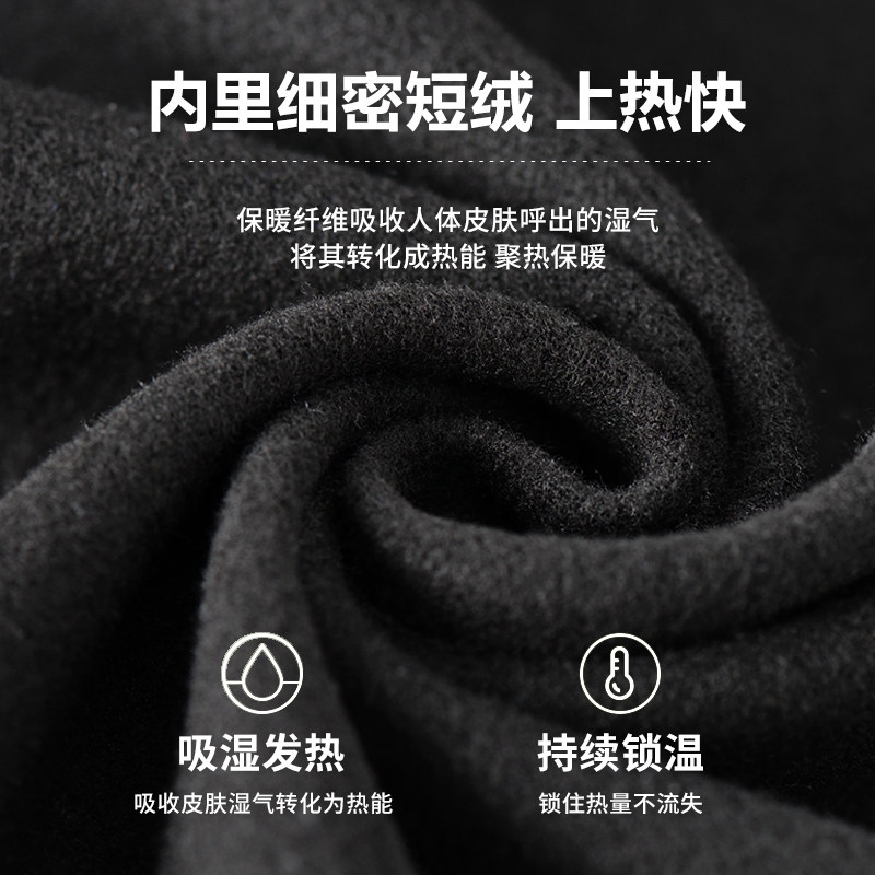 冬季新款保暖衬衫男加绒加厚商务休闲弹力抗皱一体绒白色衬衣