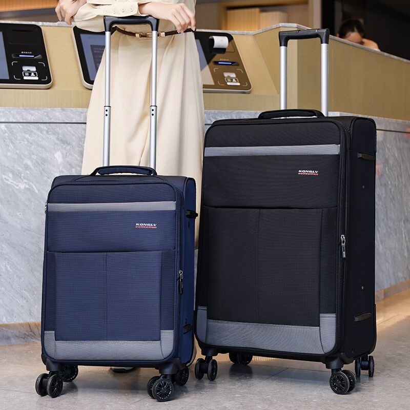 2024秋新款牛津布行李箱拉杆箱结实耐用加厚大容量24寸帆布28寸26