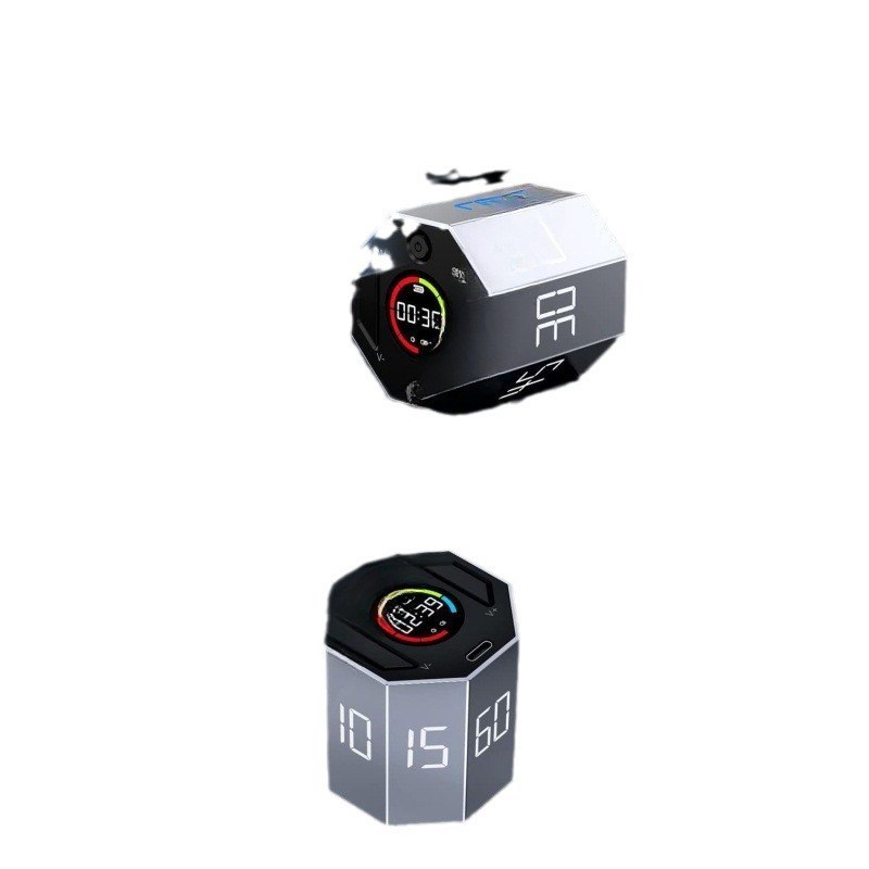 緑能计时器时间小方管理器提醒儿童学习自律沙漏厨房八面定时器