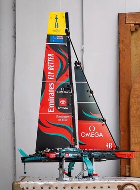 中国积木机械组42174单体水翼帆船儿童益智拼装玩具男孩礼物模型