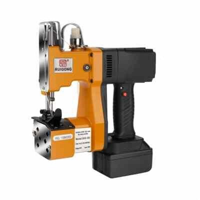 瑞工牌缝包机手提式充电无线小型电动打包机蛇皮袋米袋手持封包机