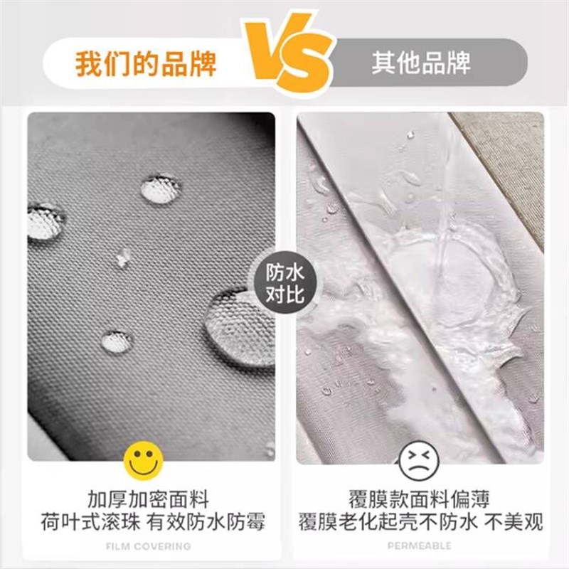 2024新款隐形折叠浴帘弧形杆套装卫生间浴室防水免打孔淋浴隔断帘