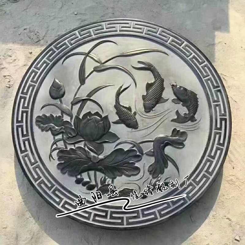 大理石石雕龙凤呈祥浮雕壁画青石室内背景墙装饰屏风照壁墙壁挂件图片