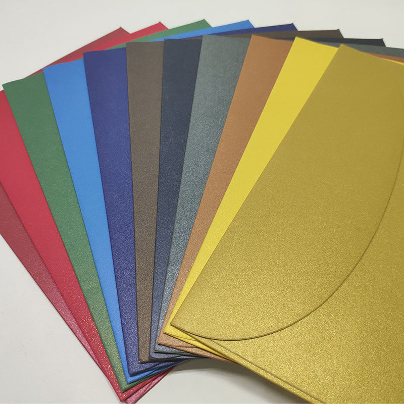 【30个】西式c5公司信封定做加厚珠光纸7号封套粉色双面