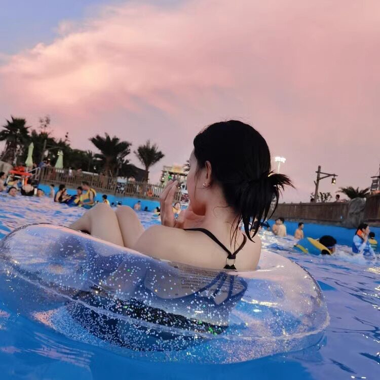 游泳圈成人女网红透明o儿童充气浮圈成人腋下圈大人男女胖子救生