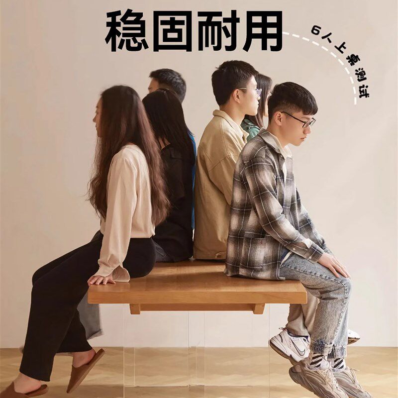 黑色透明亚克力桌脚桌腿餐桌桌子书桌岩板大板支架支撑脚定制悬浮