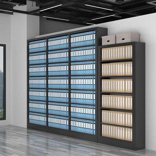 档案柜书架资料整理架文件柜办公室铁皮档案架密集架储物凭证架子