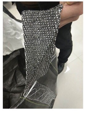 黑色吨袋吨包袋吨包集装袋u太空袋1吨污泥吨袋固废吨袋加厚吨包袋