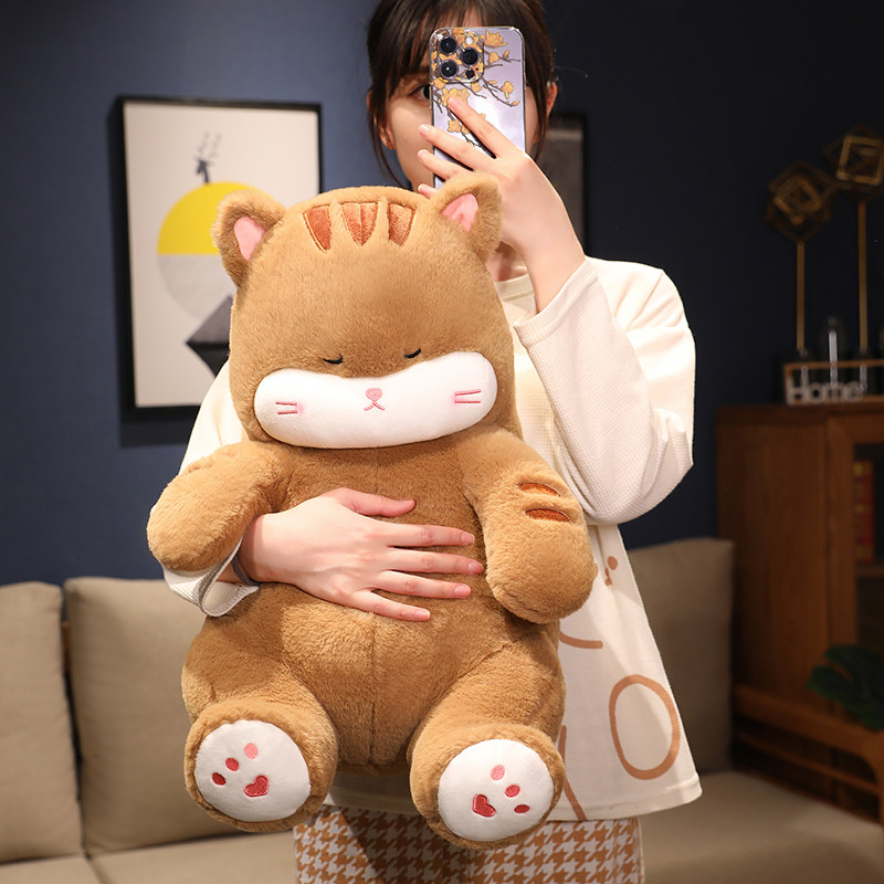 猫咪玩偶睡觉抱枕安抚毛绒玩具女孩布娃娃可爱抱抱熊卡通抱睡公仔,玩具/童车/益智/积木/模型,毛绒/玩偶/公仔/布艺类玩具,淘宝优惠券,粉丝福利购,淘宝优惠卷